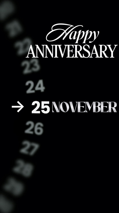 Jahrestag 25. November 
