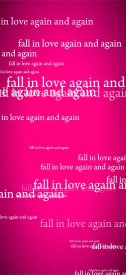 fall in love again 