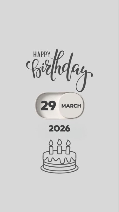 HBD 29 MARET 2026