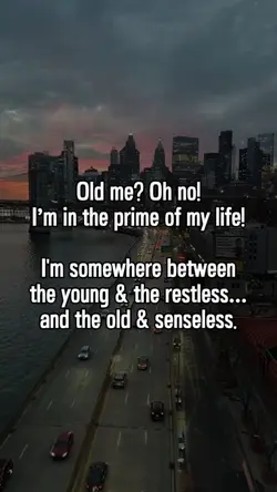 Old me? Oh no!