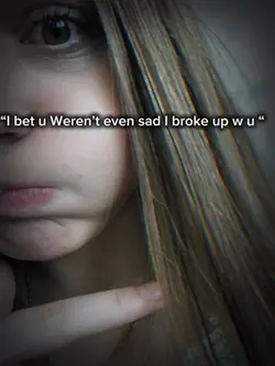 I cried..