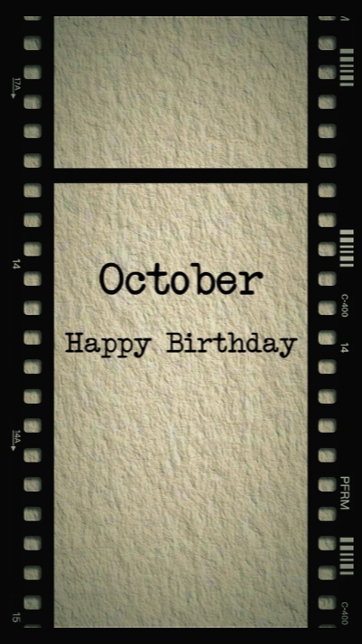 October birthday