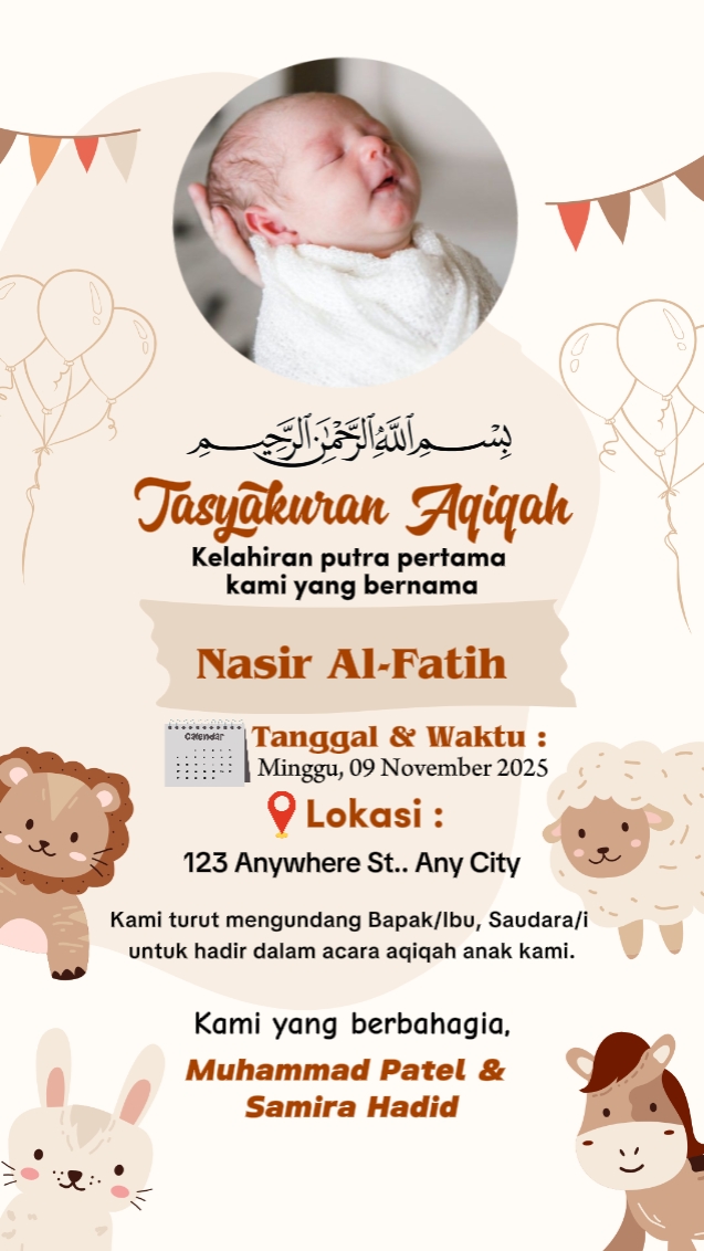 Tasyakuran Aqiqah