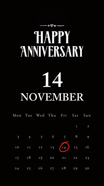 ANNIV 14 KASIM 