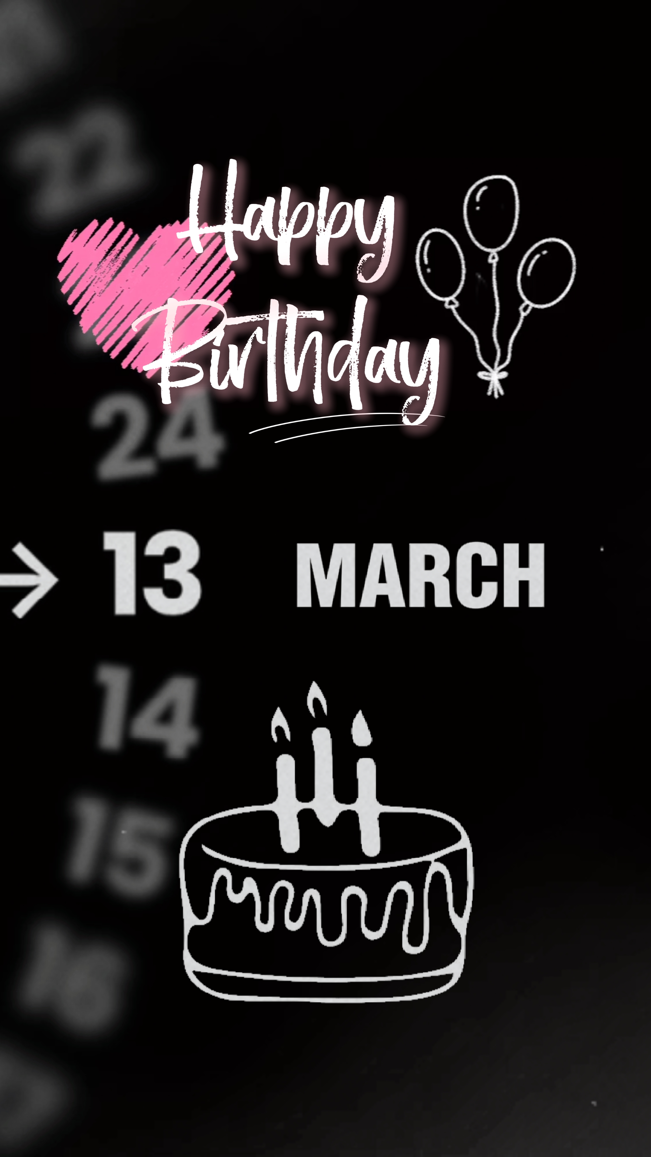 13 ULANG TAHUN MARET