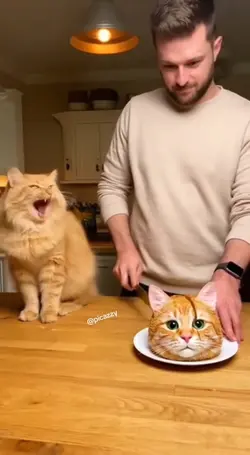 Cat Cake Prank