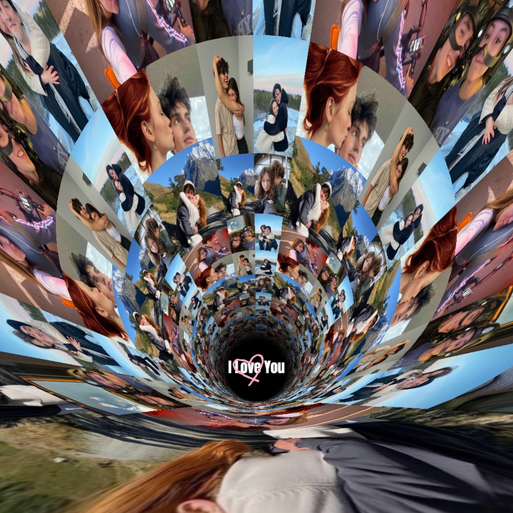 Pareja de collage