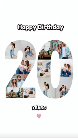 Birthday 20 years