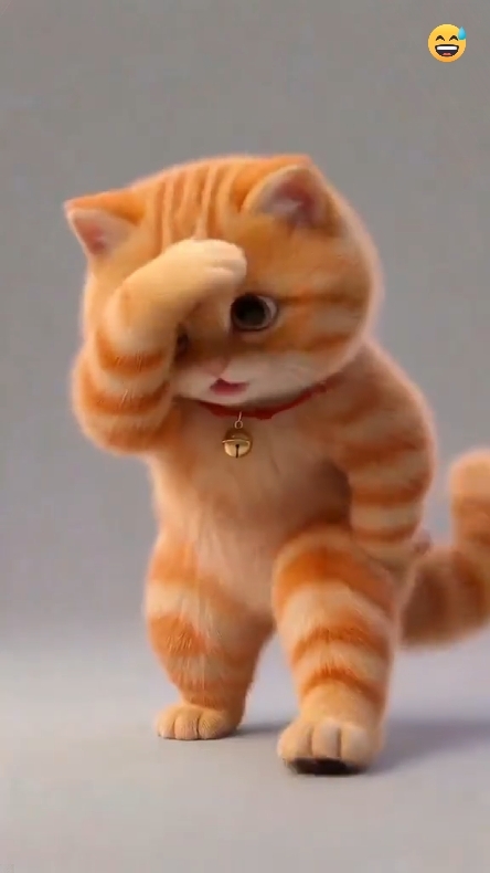 Tanzende Katze. 