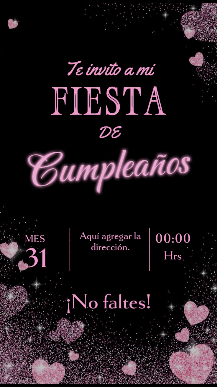 Invitación cumpleaño