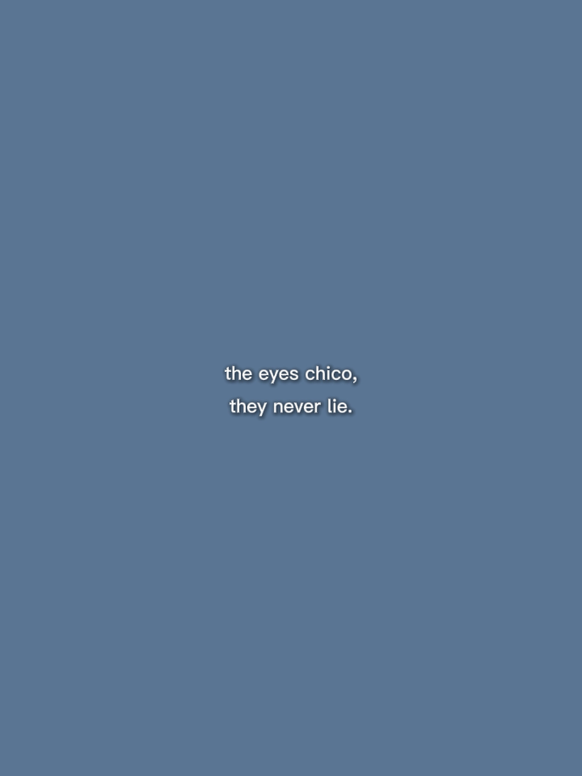 Olhos nunca mentem