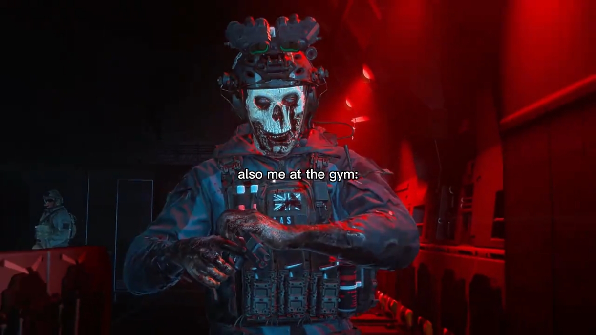 Also me at the gym