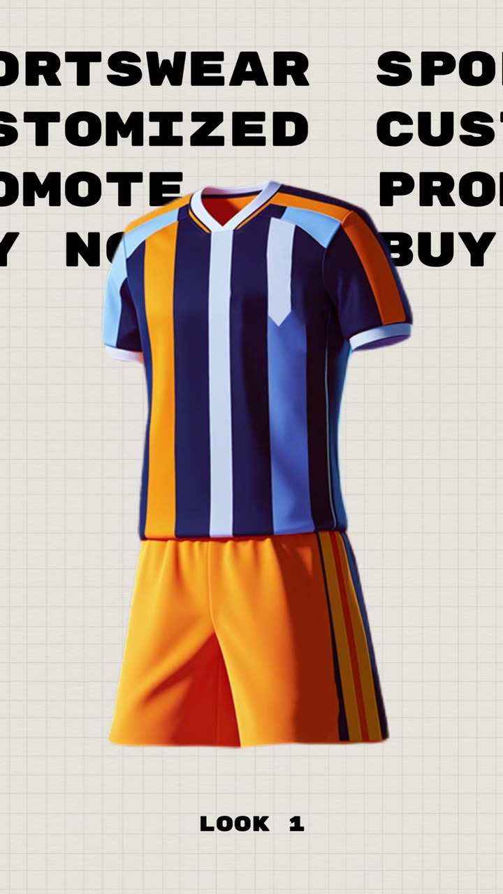 Plantilla de ventas de camisetas de fútbol