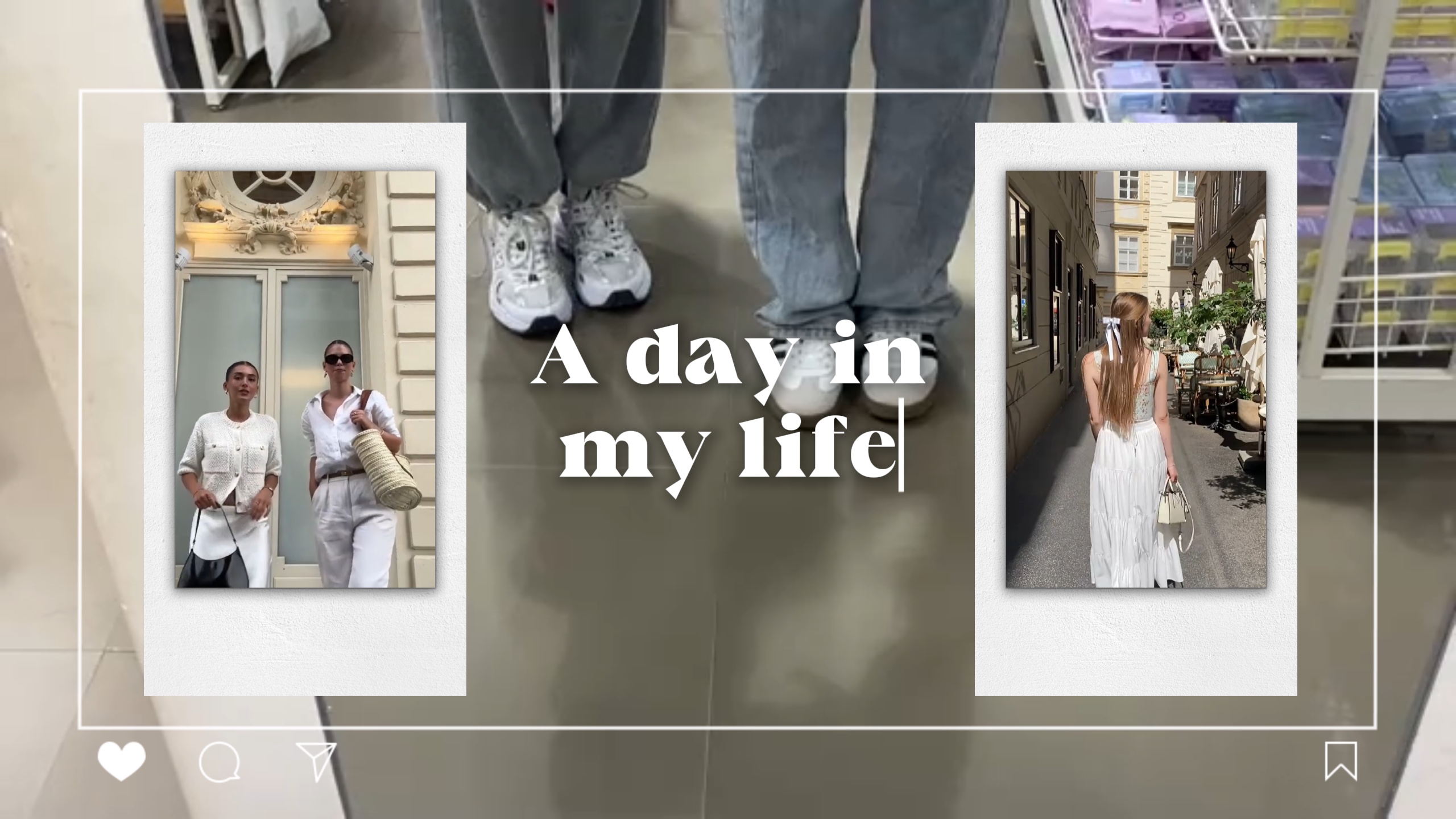 Vlog intro aesthetic