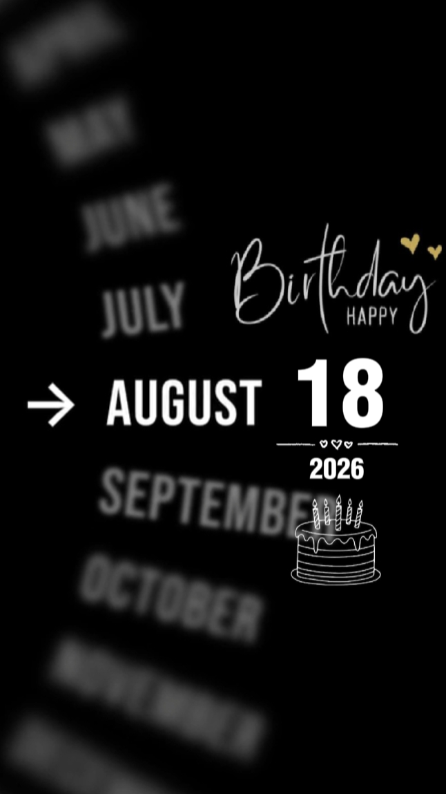 HBD SON 18 AUGUST