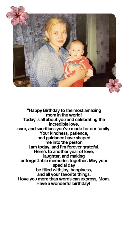 Feliz cumpleaños mamá