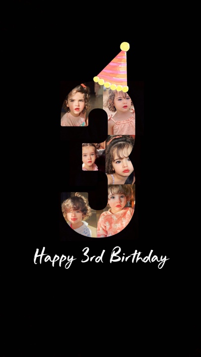 Feliz 3º Aniversário 