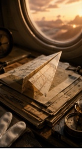 Viaje De Avión De Papel