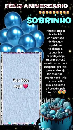 Parabéns Sobrinho 
