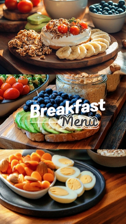 Breakfast menu