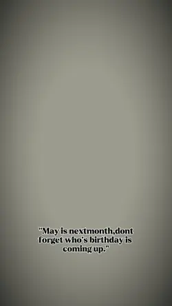 may