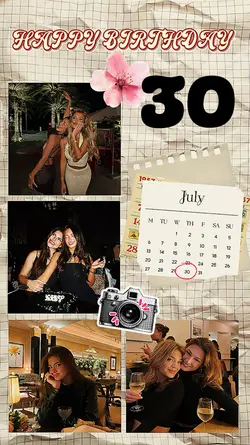 birthday 30 july