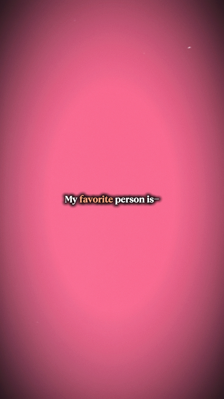 Mi persona favorita