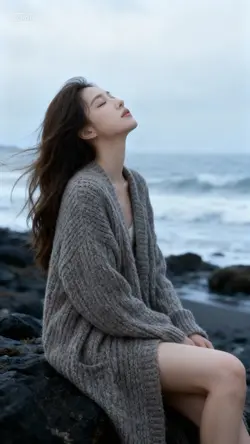 Ghép ảnh chill biển