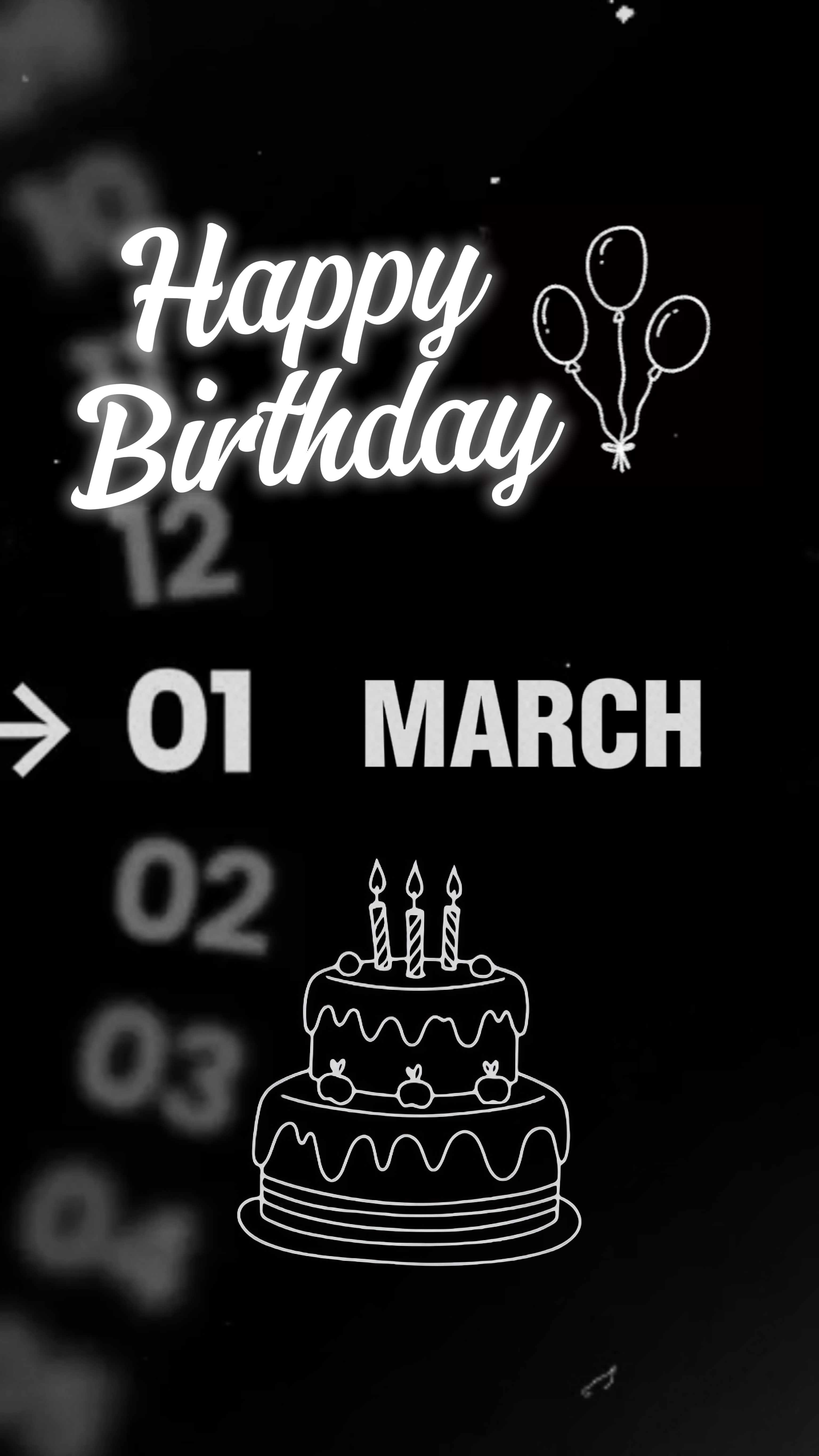 01 MARS ANNIVERSAIRE