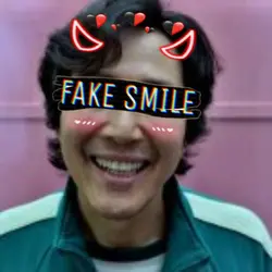 fake smile