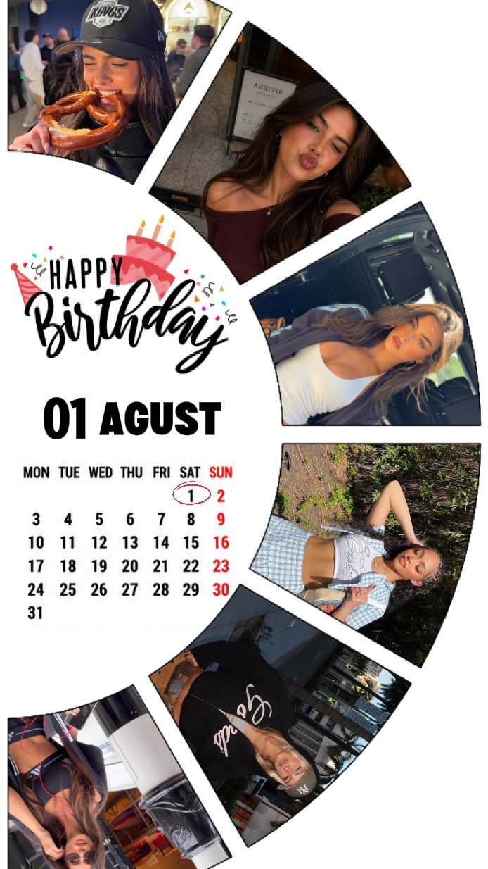 01 de agosto de aniversário 