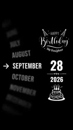 BDAY DAUGHTER 28 SEP