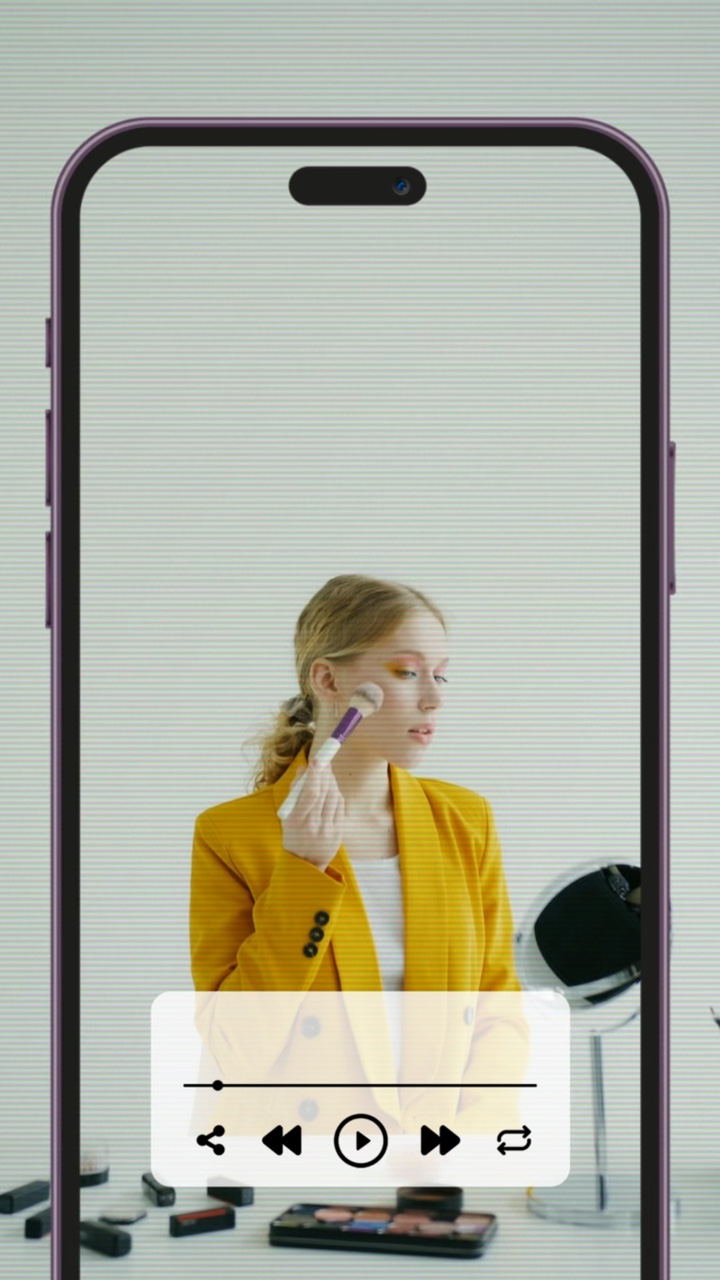 Fırça Kozmetik Telefon Ekranı TikTok Style!