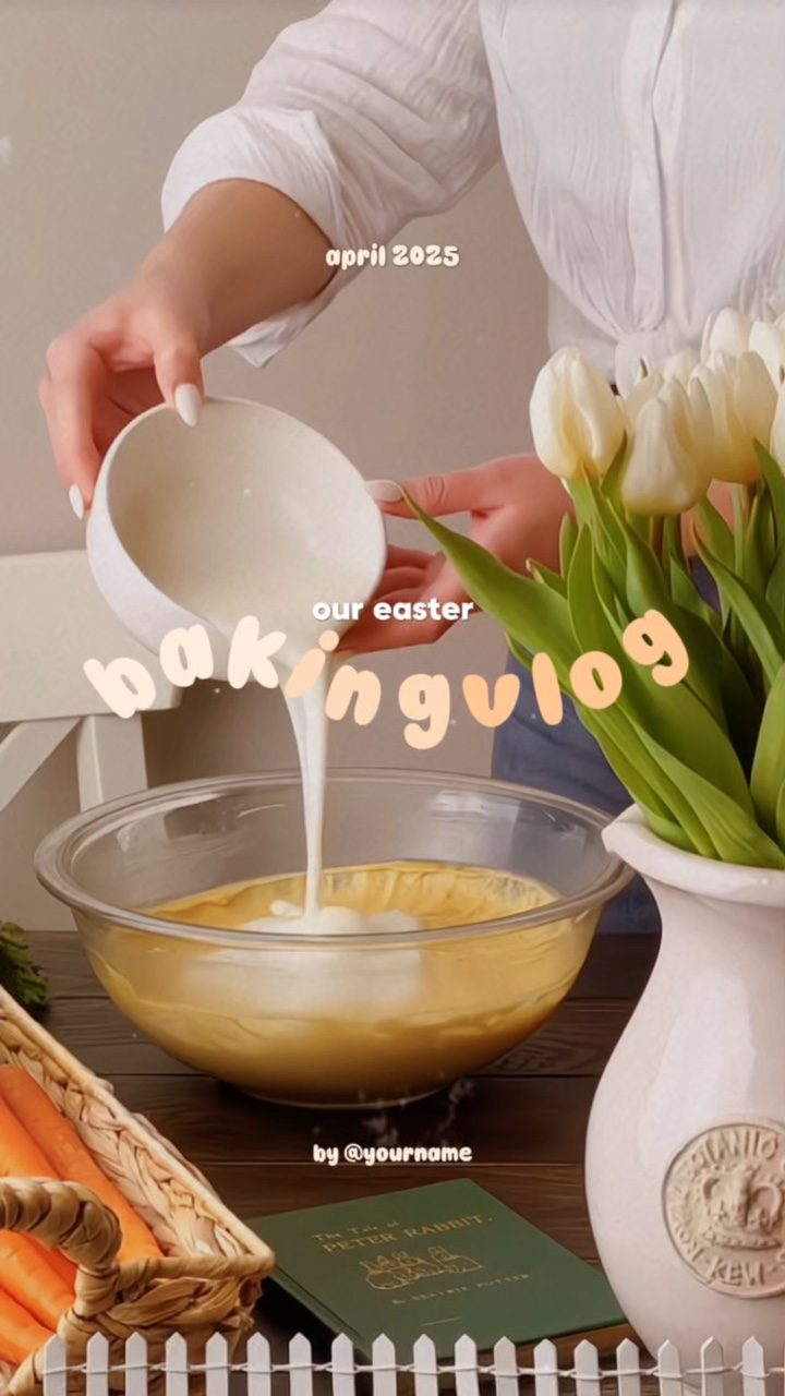 easter baking vlog 
