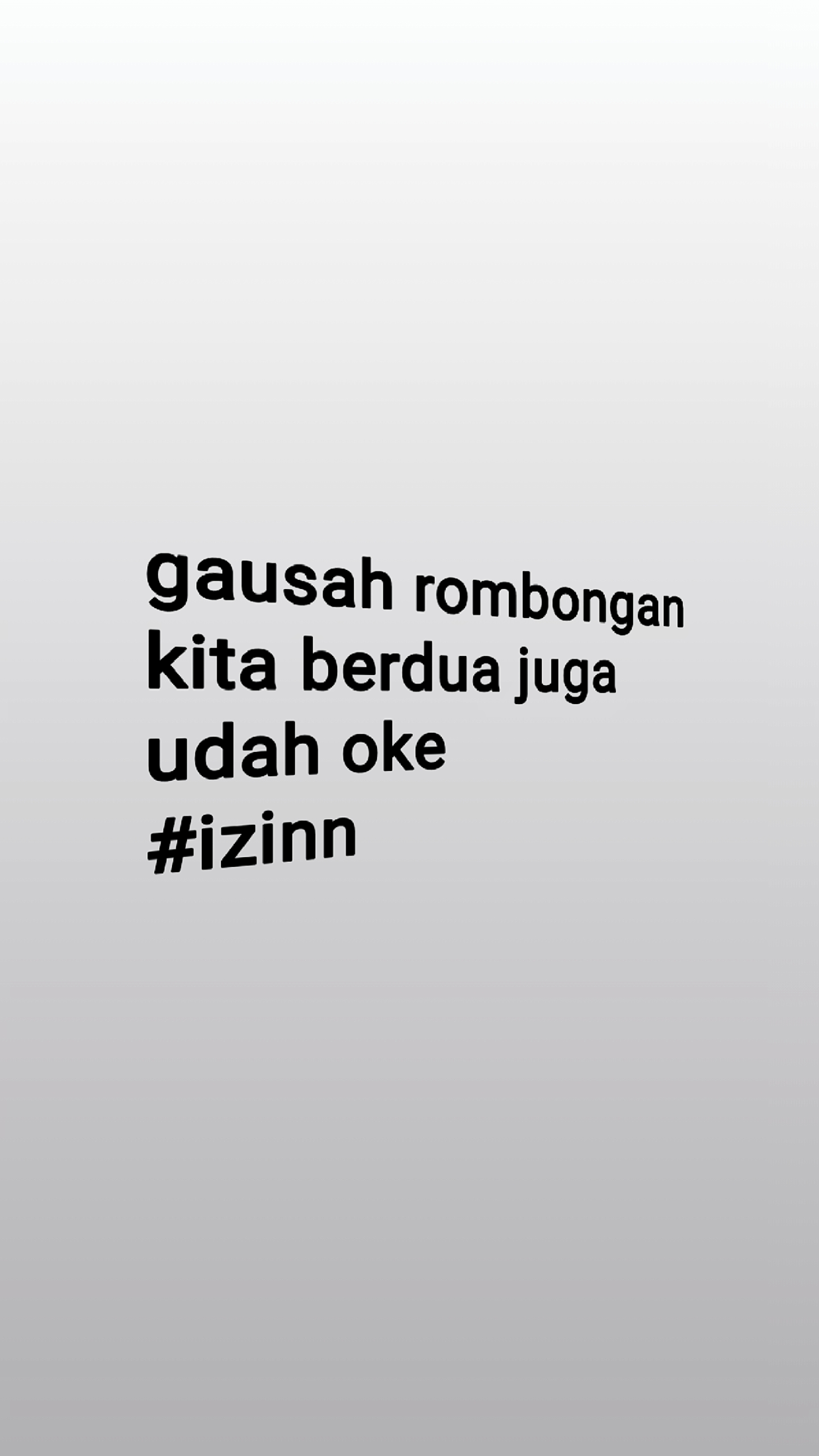 kita berdua juga oke