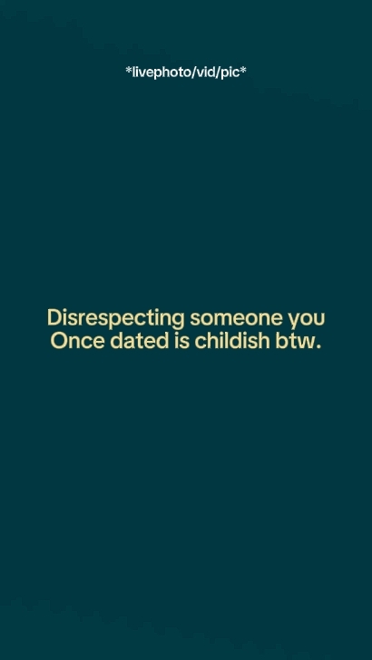 Oncedatedischildish