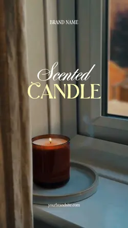 scented candle ads