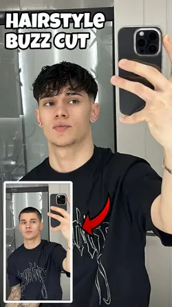 Hairstyle buzz cut