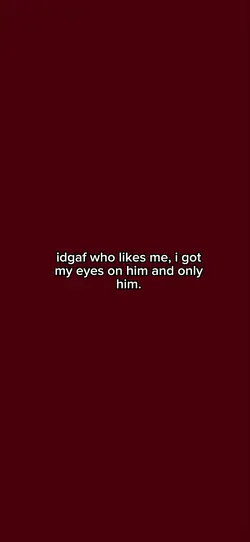only him.