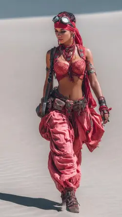 cat mulher vermelho