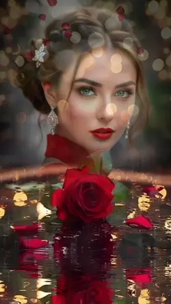 One rose