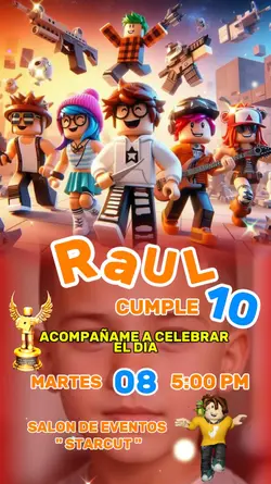 Invitacion Roblox