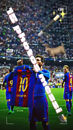 Messi the goat.