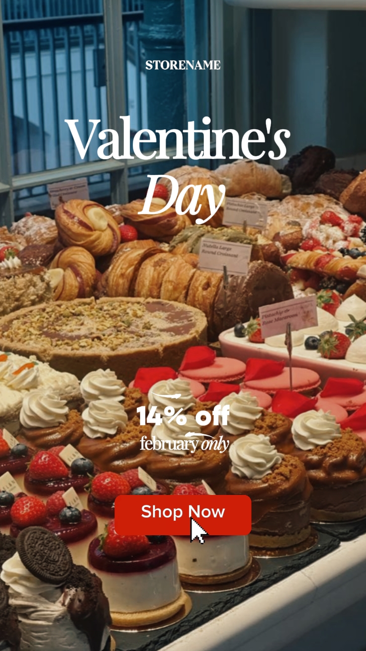 Venta del día de San Valentín