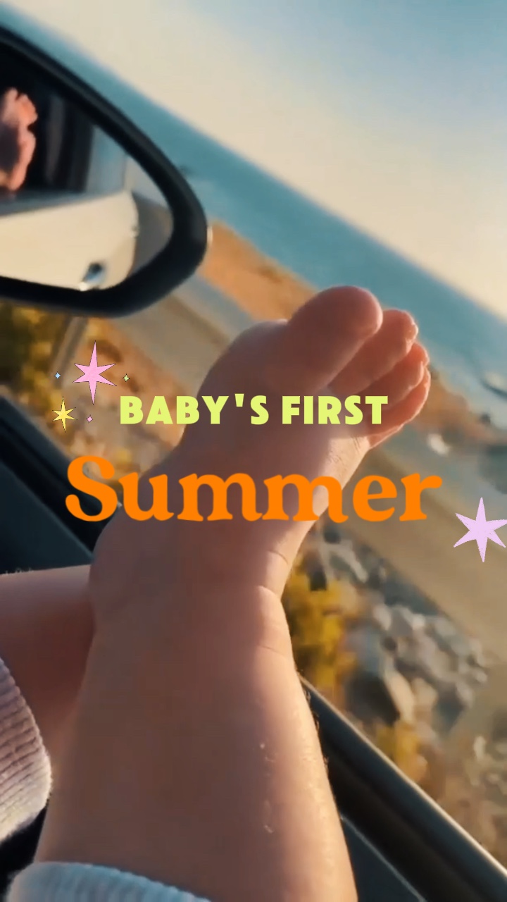 Baby erster Sommer