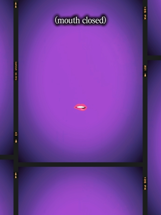 mouth closed 