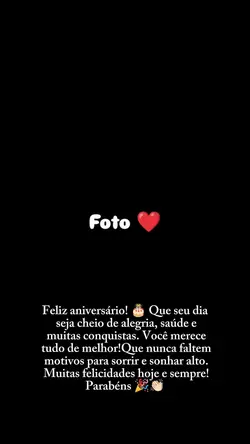 feliz aniversário