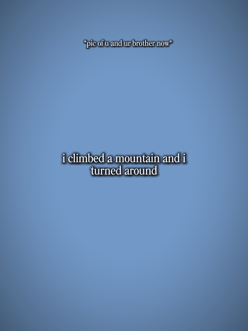 bir dağa tırmandım