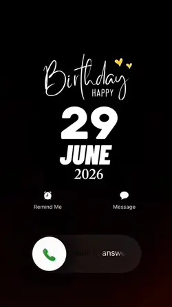 Hbd 29 July 2026 