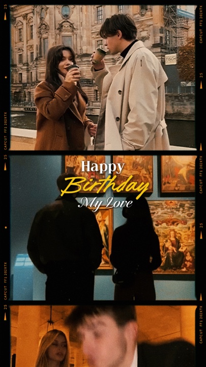 Birthday love scroll